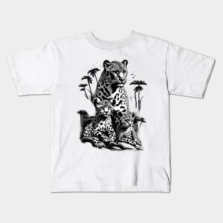 Jungle Leopard Kids T-Shirt